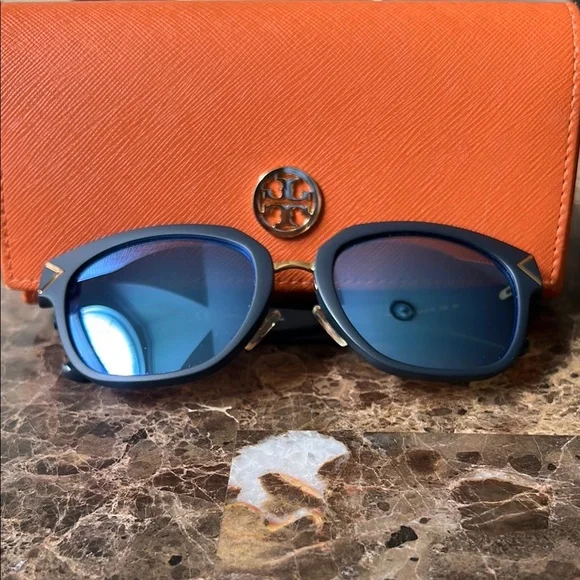 Tory Burch | Accessories | Tory Burch Blue And Gold  display picture 3